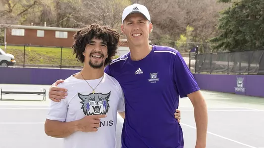Matteo Savio and Elyes Marouani on Senior Day 2024