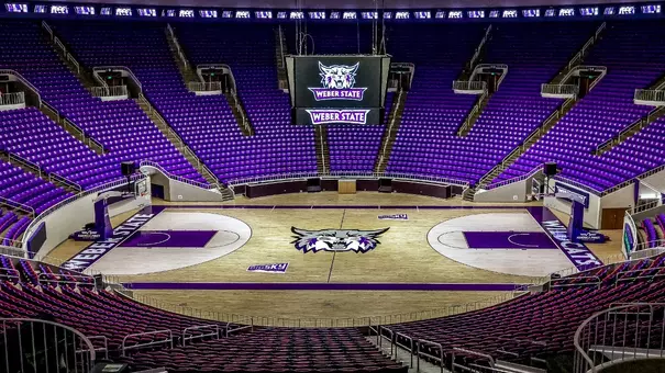 Dee Events Center court - September 2024