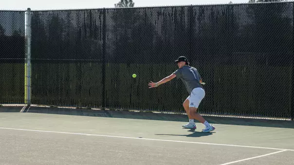 Connor Kruger in a match against Eastern Washington in 2025