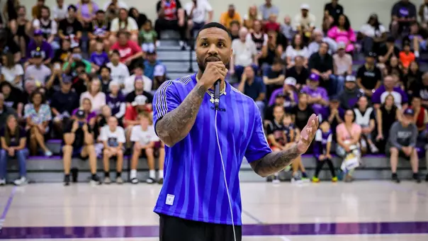 Damian Lillard at 2025 Alumni Classic