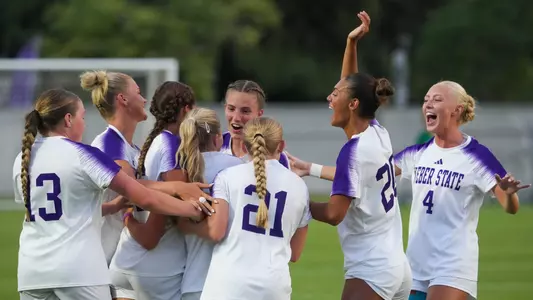 Wildcats celebrate a goal against Snow College