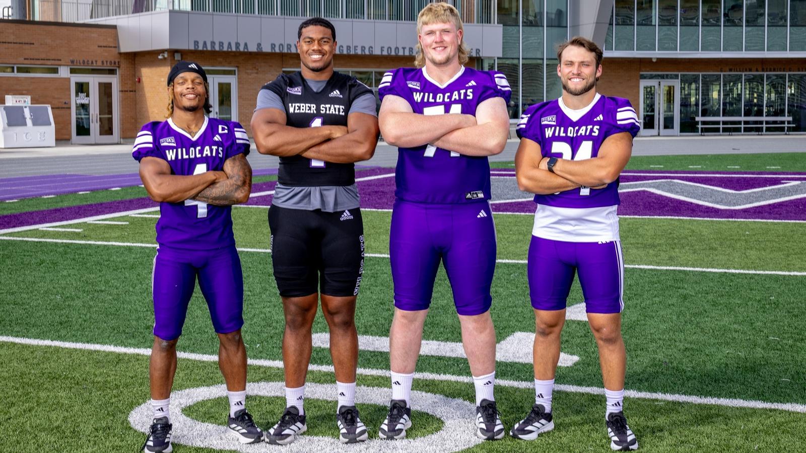 Weber State football names 2025 team captains Weber State University