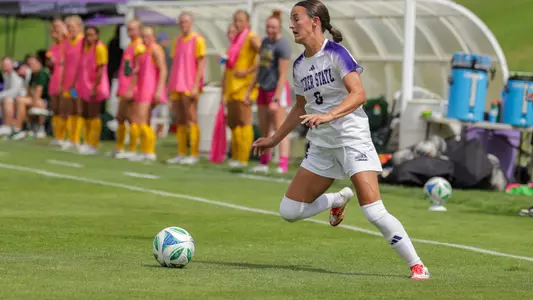 Amanda Caswell in a match against NDSU in 2025