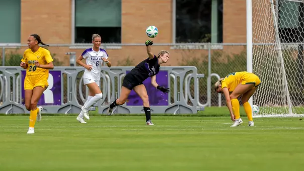 Lauren Butorac in a match against NDSU in 2025