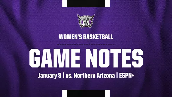 WBB vs. NAU Game Notes