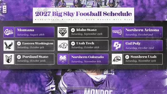 2027 Big Sky football schedule