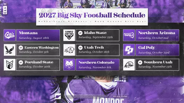 2027 Big Sky football schedule