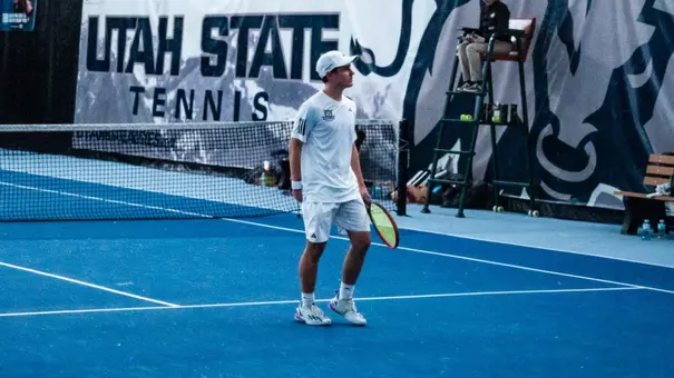 Clement Lecoq in a match against Utah State in 2026