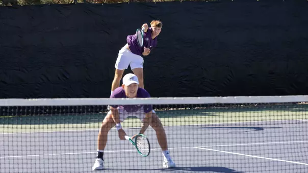 Dawid Scholtz and Ken Dinh in a match against Portland State in 2026