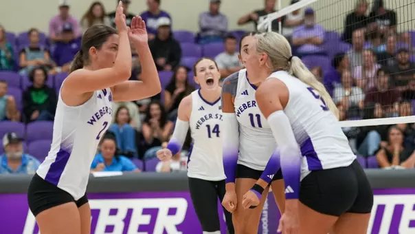 Volleyball team action 206