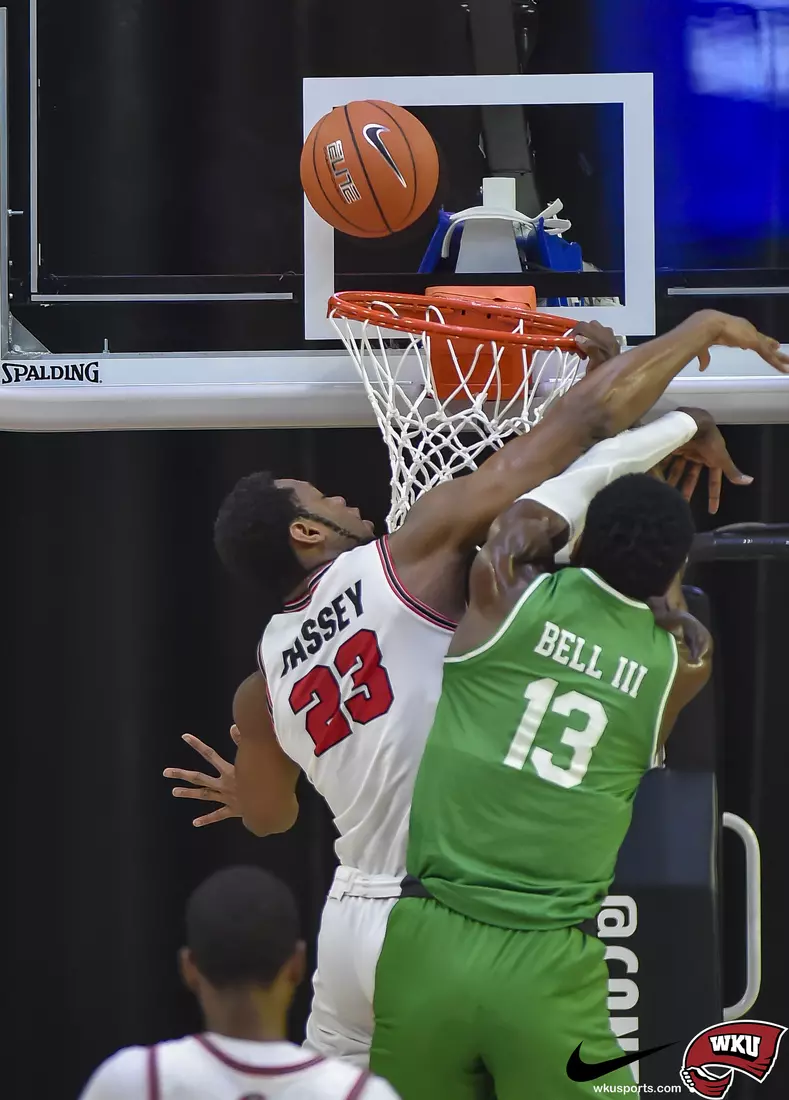 N. Texas Mean Green vs WKU Hilltoppers during the CUSA Finals on March 13, 2021 at Ford Center at The Star in Frisco Tx