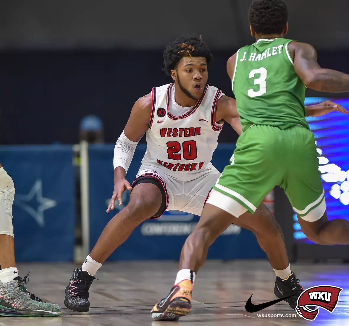 N. Texas Mean Green vs WKU Hilltoppers during the CUSA Finals on March 13, 2021 at Ford Center at The Star in Frisco Tx