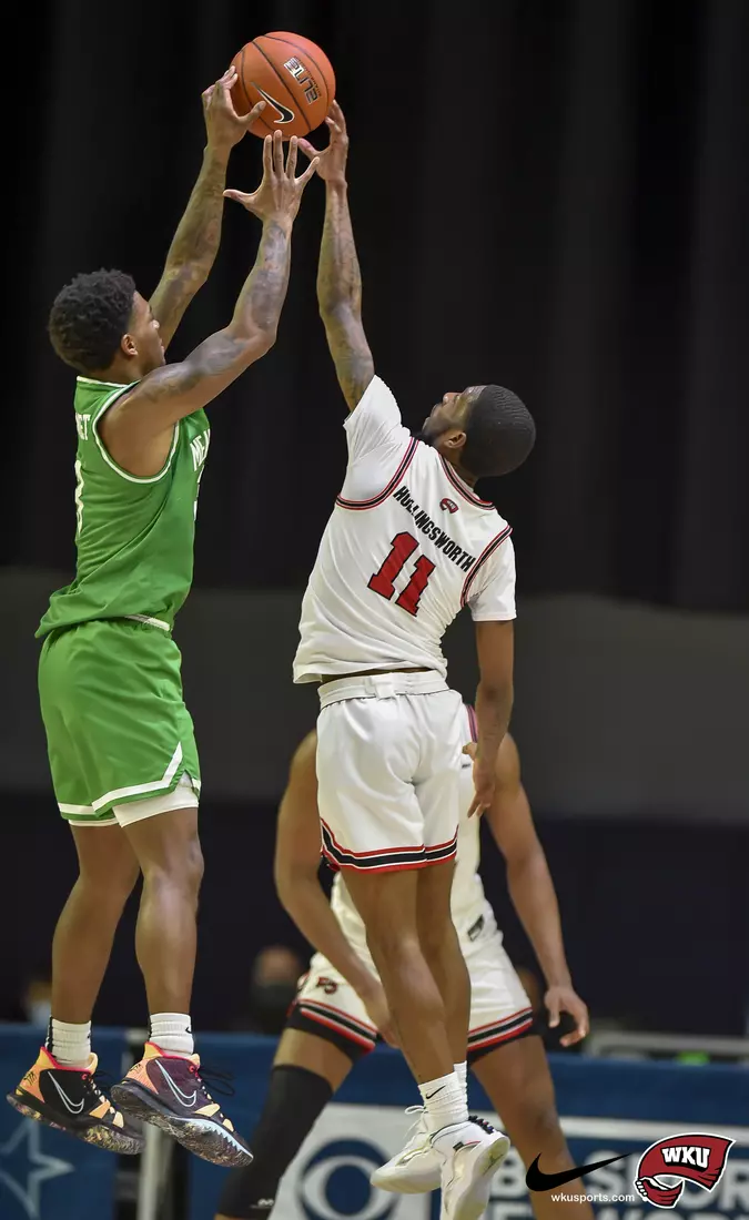 N. Texas Mean Green vs WKU Hilltoppers during the CUSA Finals on March 13, 2021 at Ford Center at The Star in Frisco Tx