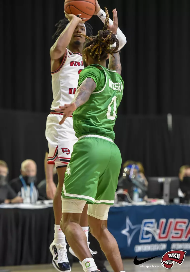 N. Texas Mean Green vs WKU Hilltoppers during the CUSA Finals on March 13, 2021 at Ford Center at The Star in Frisco Tx