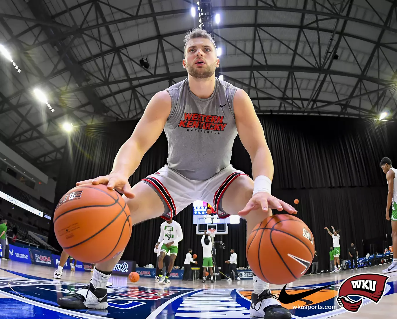 N. Texas Mean Green vs WKU Hilltoppers during the CUSA Finals on March 13, 2021 at Ford Center at The Star in Frisco Tx