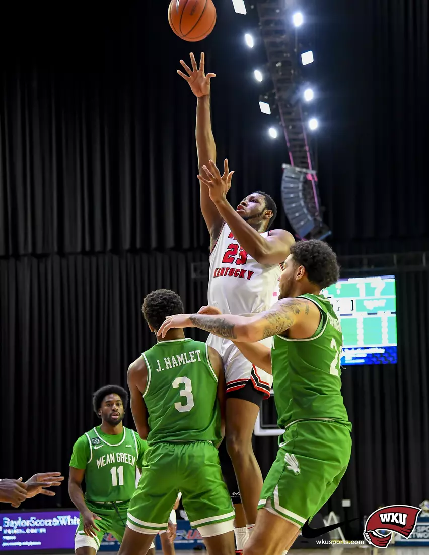 N. Texas Mean Green vs WKU Hilltoppers during the CUSA Finals on March 13, 2021 at Ford Center at The Star in Frisco Tx