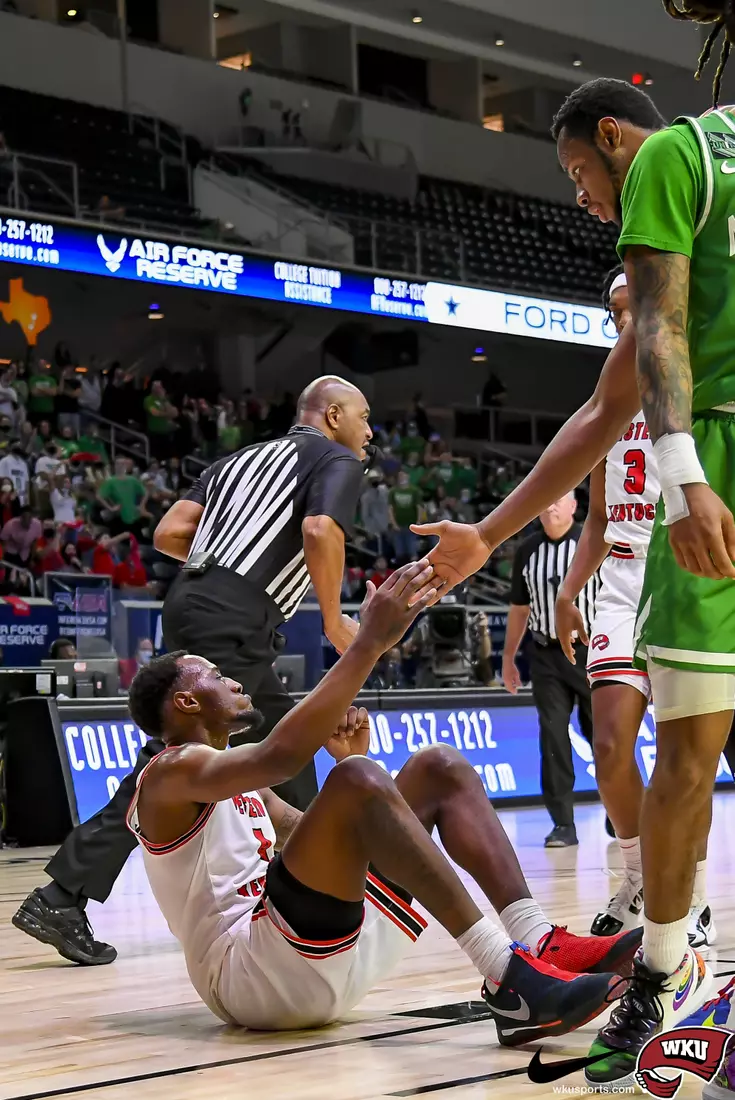 N. Texas Mean Green vs WKU Hilltoppers during the CUSA Finals on March 13, 2021 at Ford Center at The Star in Frisco Tx
