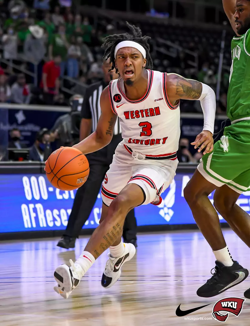 N. Texas Mean Green vs WKU Hilltoppers during the CUSA Finals on March 13, 2021 at Ford Center at The Star in Frisco Tx