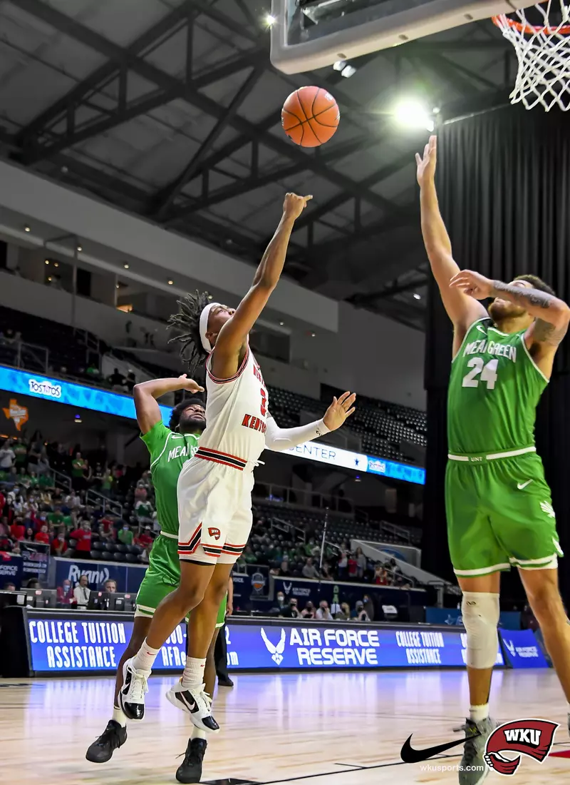 N. Texas Mean Green vs WKU Hilltoppers during the CUSA Finals on March 13, 2021 at Ford Center at The Star in Frisco Tx