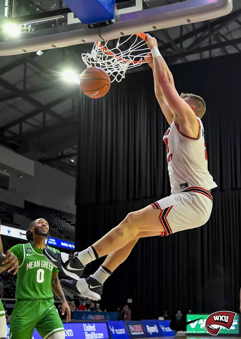 N. Texas Mean Green vs WKU Hilltoppers during the CUSA Finals on March 13, 2021 at Ford Center at The Star in Frisco Tx