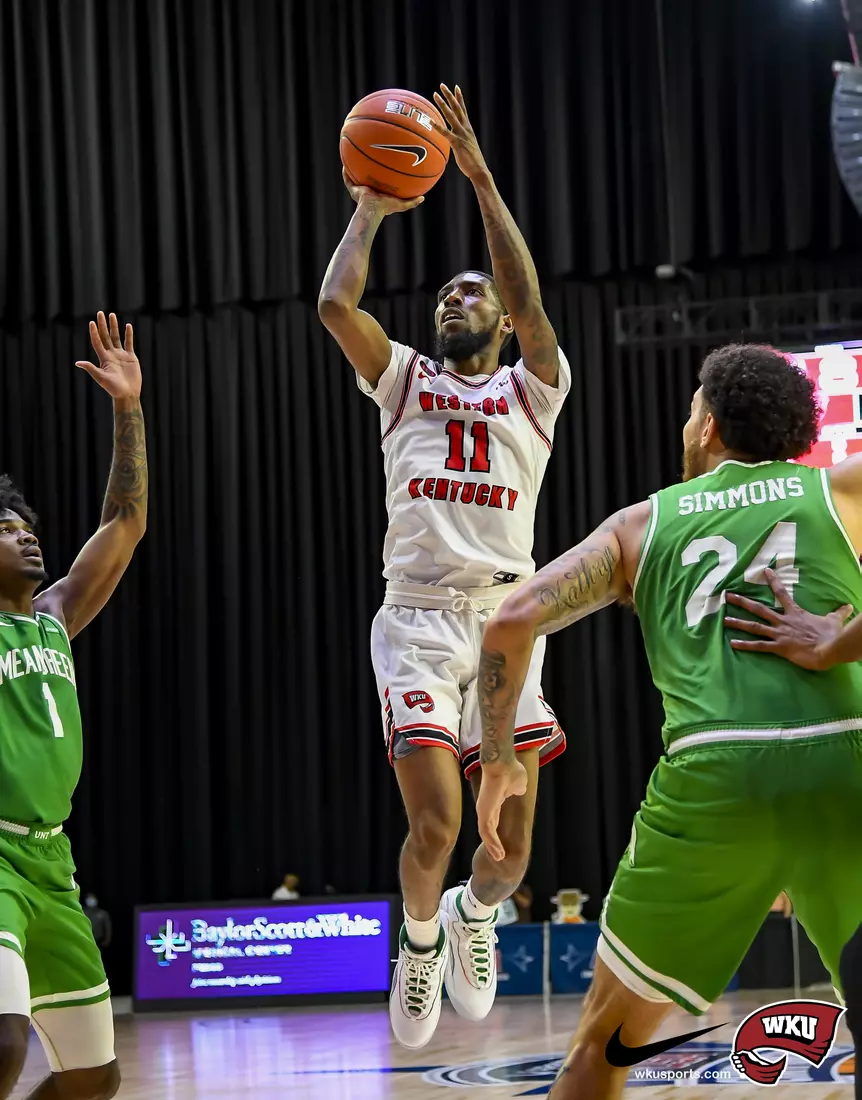 N. Texas Mean Green vs WKU Hilltoppers during the CUSA Finals on March 13, 2021 at Ford Center at The Star in Frisco Tx