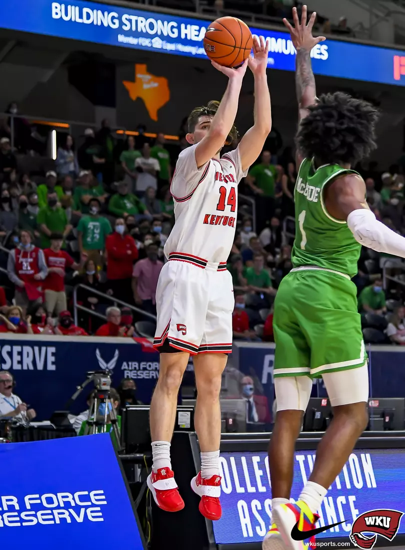 N. Texas Mean Green vs WKU Hilltoppers during the CUSA Finals on March 13, 2021 at Ford Center at The Star in Frisco Tx