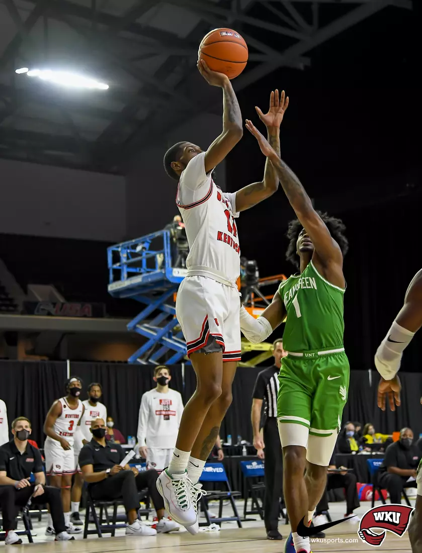 N. Texas Mean Green vs WKU Hilltoppers during the CUSA Finals on March 13, 2021 at Ford Center at The Star in Frisco Tx