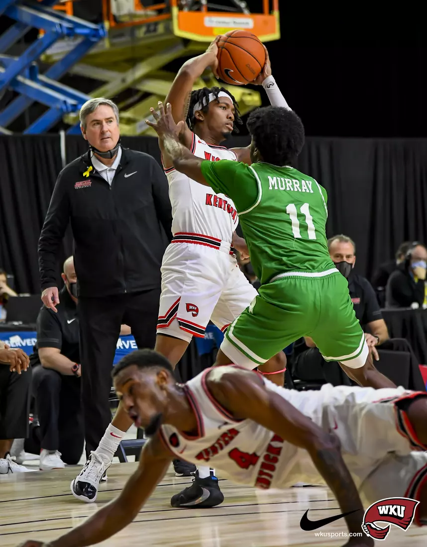 N. Texas Mean Green vs WKU Hilltoppers during the CUSA Finals on March 13, 2021 at Ford Center at The Star in Frisco Tx