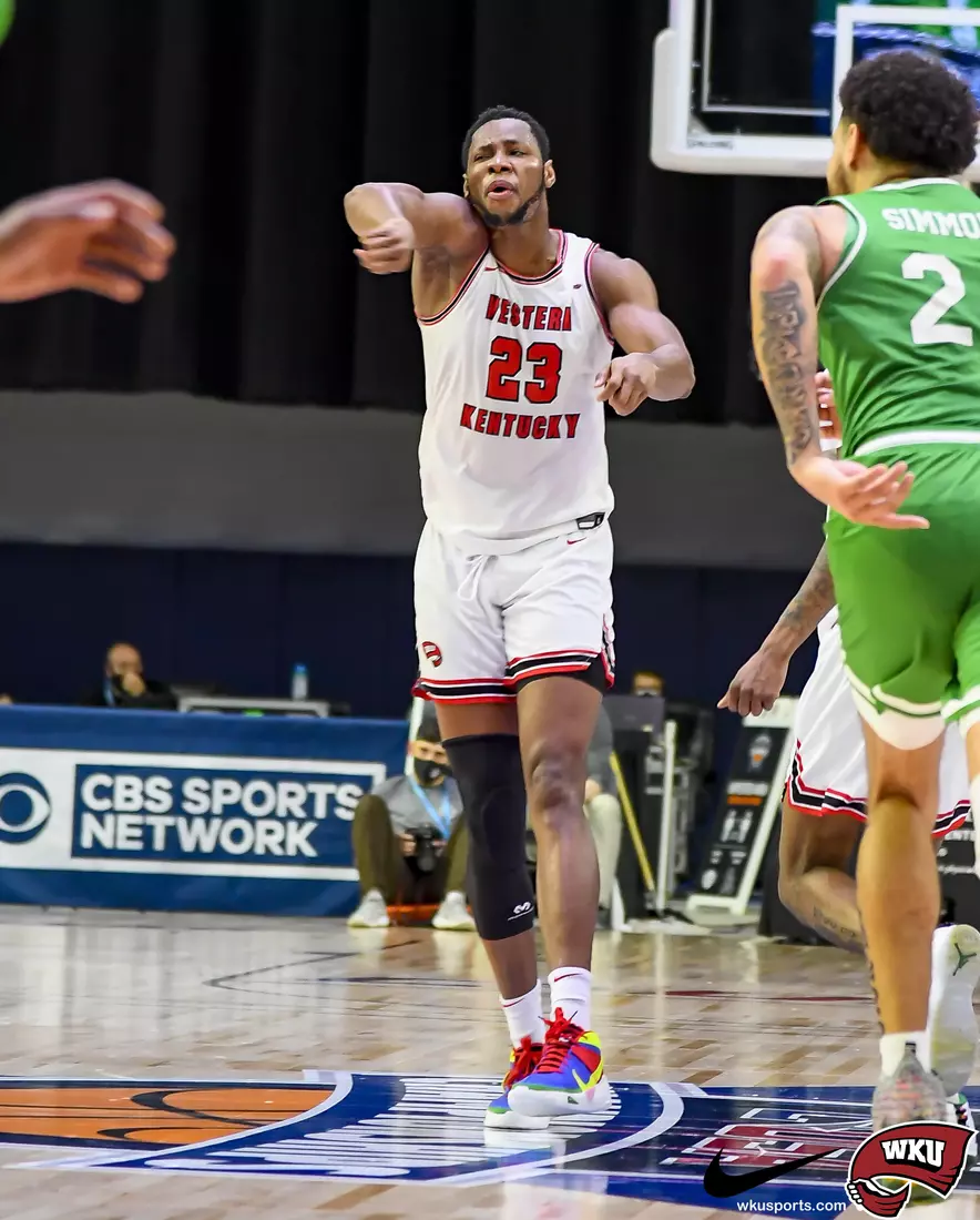 N. Texas Mean Green vs WKU Hilltoppers during the CUSA Finals on March 13, 2021 at Ford Center at The Star in Frisco Tx