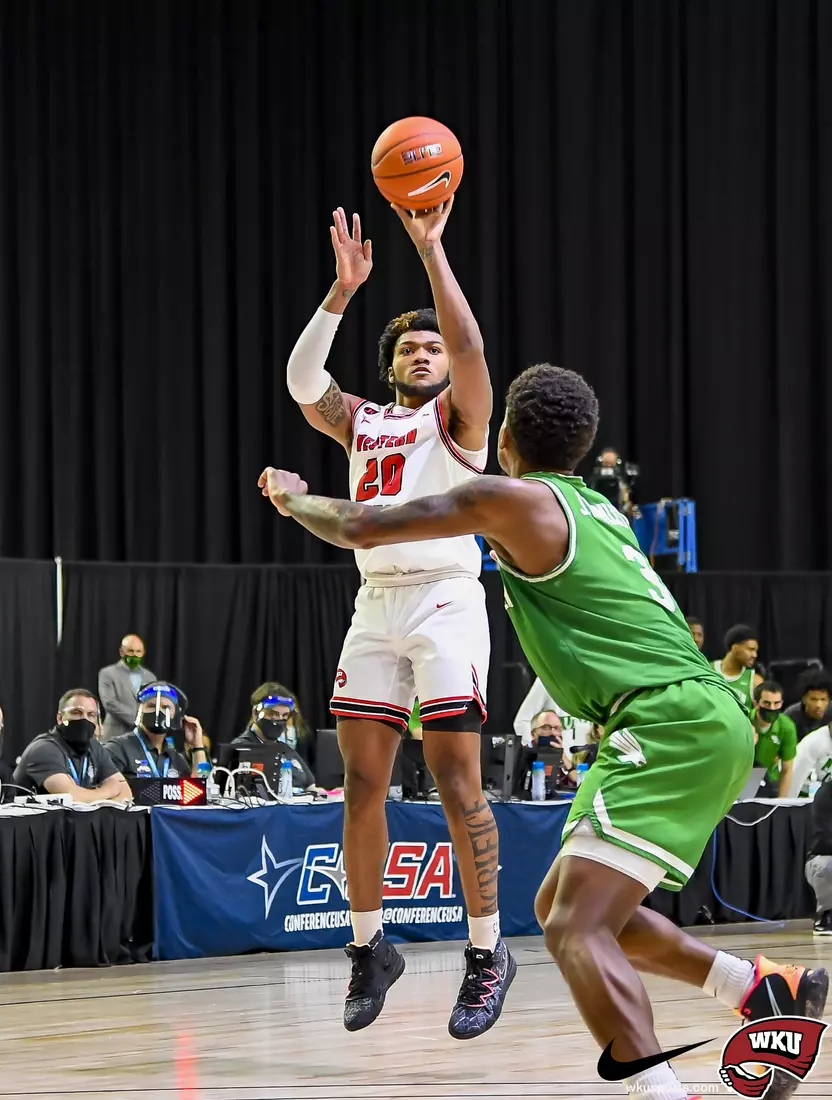 N. Texas Mean Green vs WKU Hilltoppers during the CUSA Finals on March 13, 2021 at Ford Center at The Star in Frisco Tx