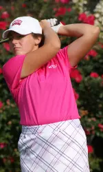 April Butler earned a top-five finish on the day.