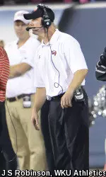 File: Jeff Brohm has been named the 19th head coach in Hilltopper football history.
