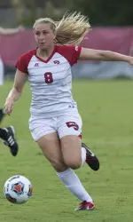 Olivia Fitzgerald scored her first collegiate goal on a penalty kick against Charlotte