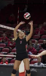 Sophomore setter Jessica Lucas