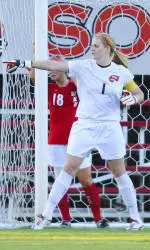 Stout recorded 45 wins and 39 shutouts in her career on the Hill.