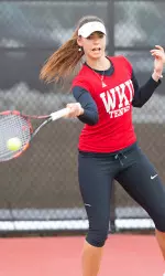 Tereza Hejlova, freshman WKU tennis player