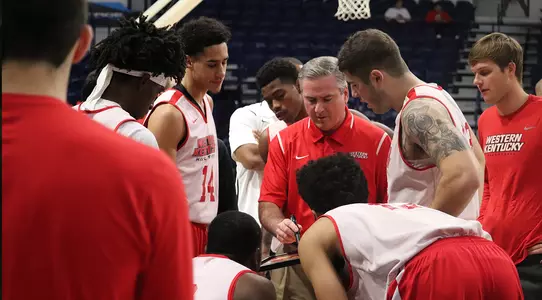 MBB Samford huddle