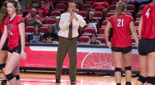 WKU Volleyball head coach Travis Hudson