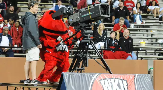 Big Red TV camera football