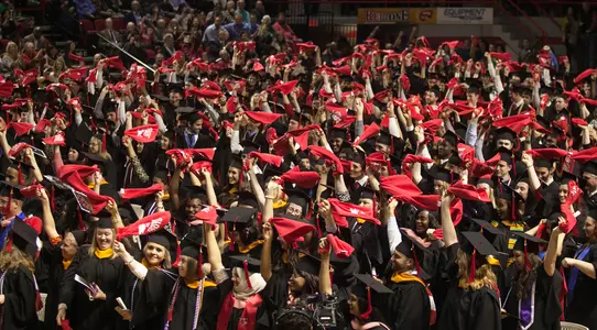 WKU academic graduation Diddle Arena Red Towel student athlete
