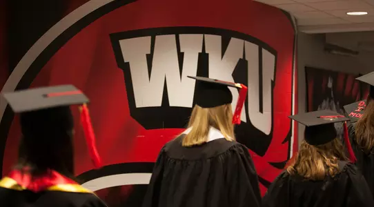 WKU graduation Academic Red Towel student-athletes