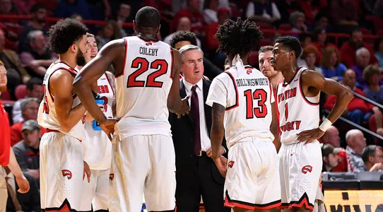 MBB Southern Miss Huddle