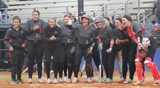 WKU Softball 2018 home run celebration