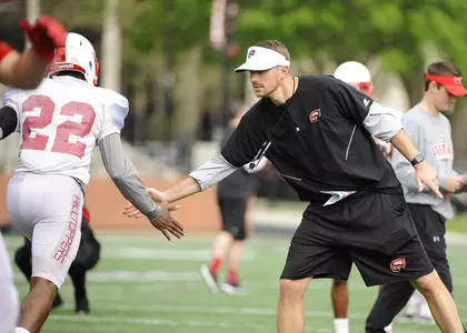 Mike Sanford DeAndre Farris Practice