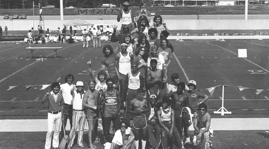 Men's Track & Field 1974 Team Photo