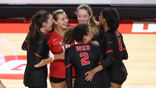 WKU team huddle