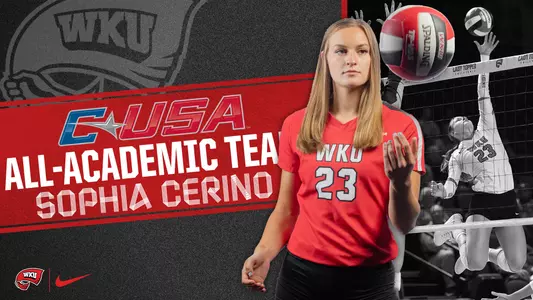Sophia Cerino All-Academic Team graphic