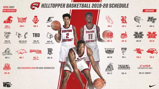 2019-20 WKU MBB Schedule Release