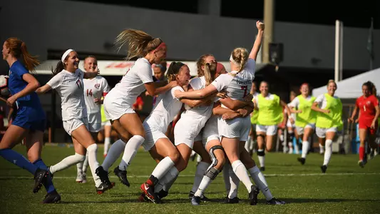 WKU Soccer - Louisiana Tech 2019 celebration