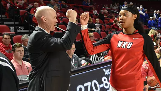 Coach Collins and Dee Givens